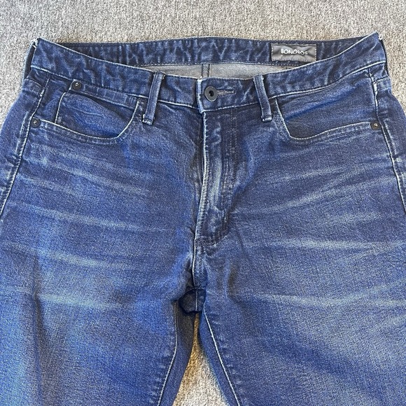Bonobos Travel Jeans Mens 31x30‎ Blue Straight Leg Slim FIt - Picture 1 of 12